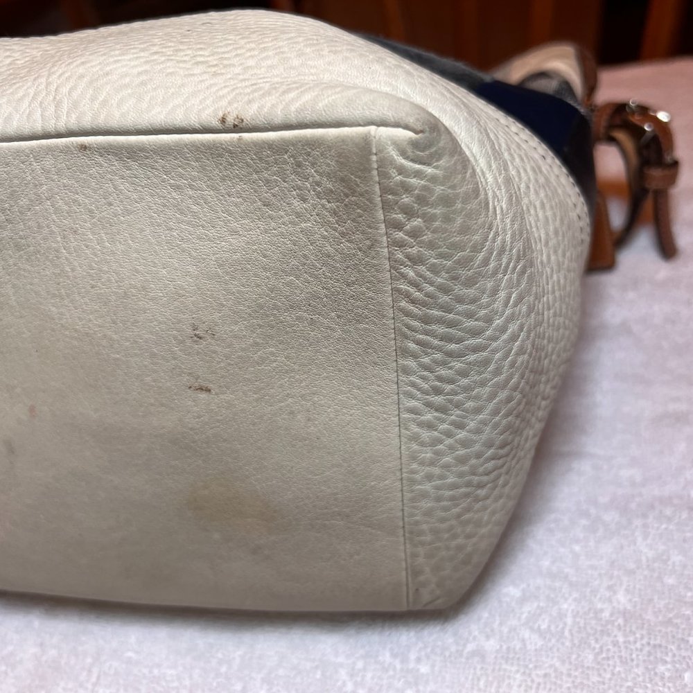 Coach patchwork leather and canvas bucket shoulder bag - Picture 4 of 6